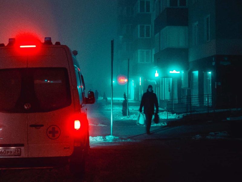 sanatized ambulance muzaffarpur