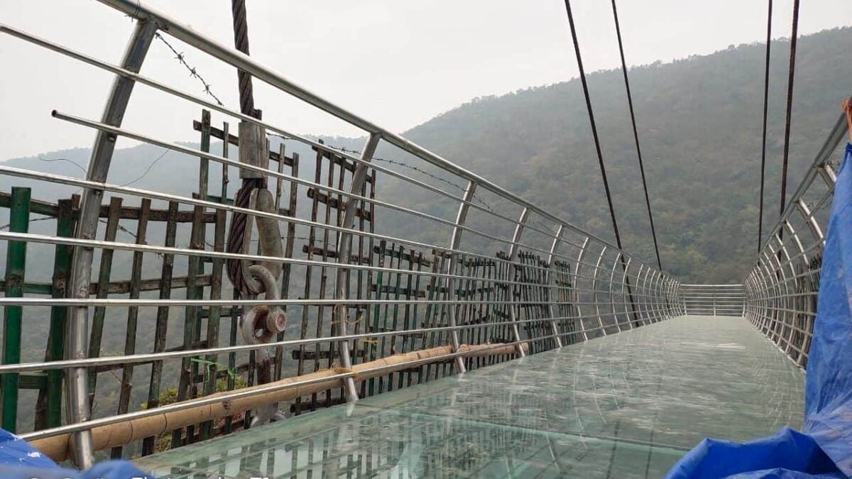 Rajgir Glass Bridge, Bihar