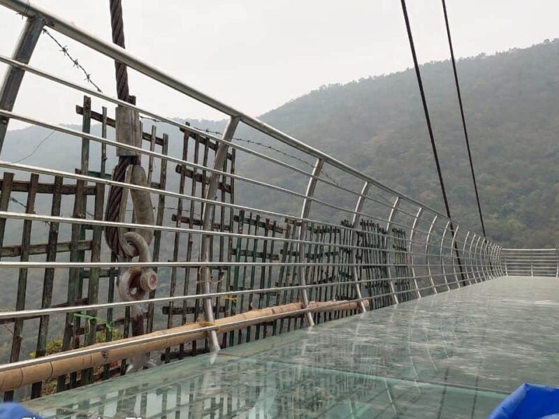 Rajgir Glass Bridge, Bihar