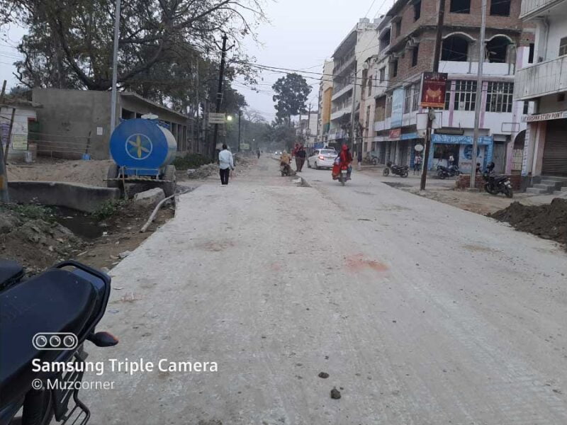 The Construction of Laxmi Chowk Dadar Road is about to Complete