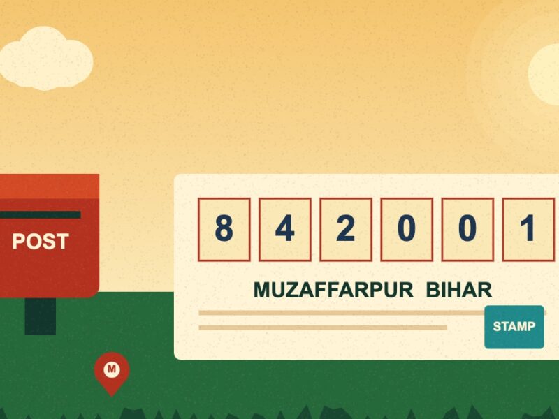 Muzaffarpur PIN Code List: 842001 to 842005 and Block Codes